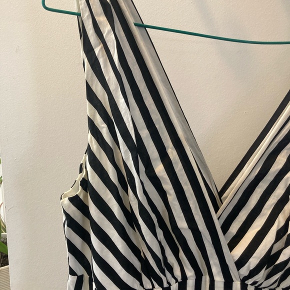 Striped cotton dress size m - Picture 2 of 3